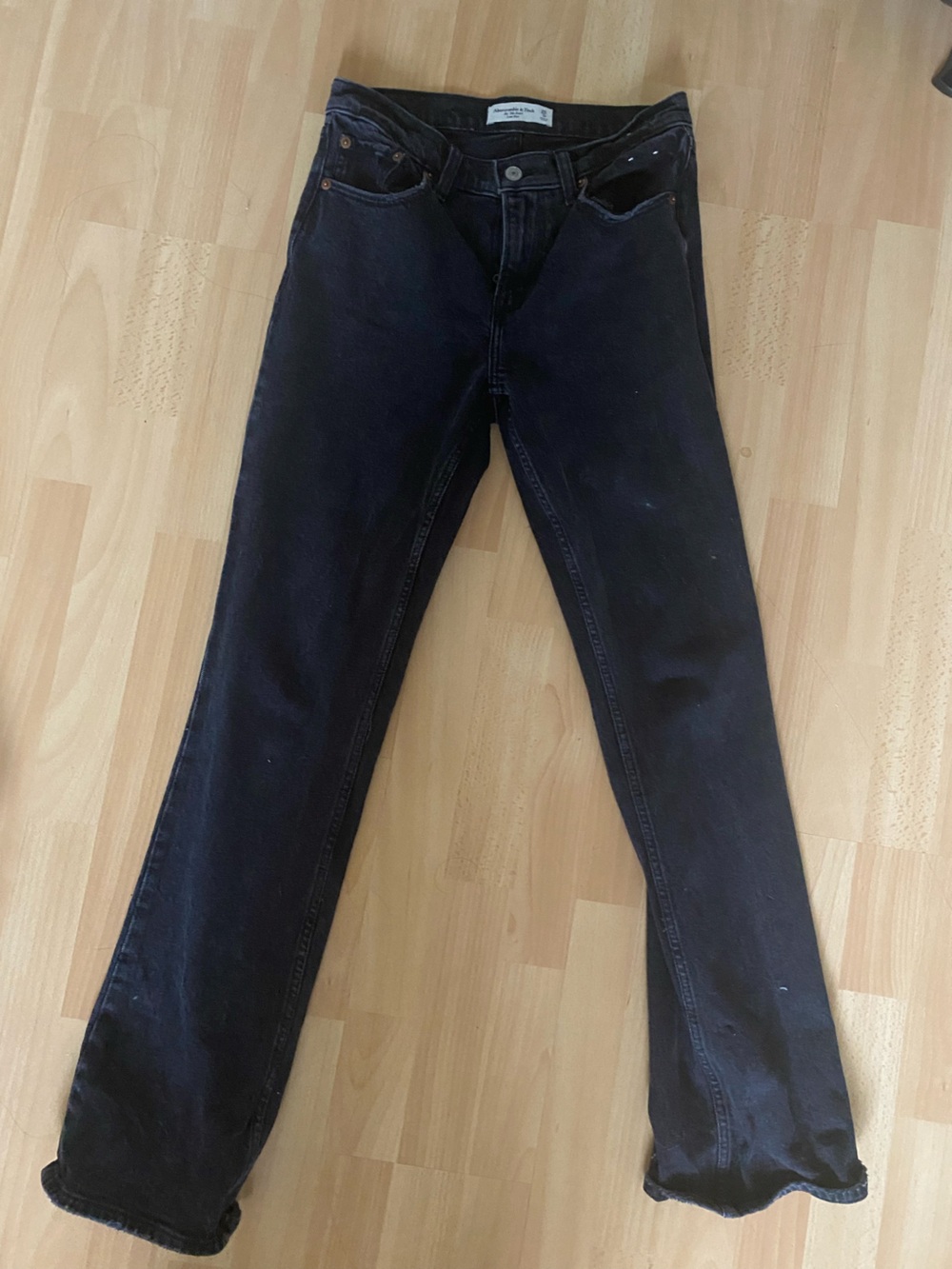 Abercrombie and Fitch The 90’s Boot Low-Rise Black Jeans